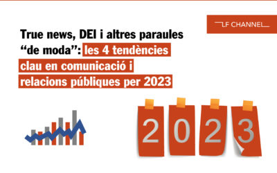 True news, DEI i altres paraules “de moda”: les 4 tendències clau en comunicació i relacions públiques per 2023