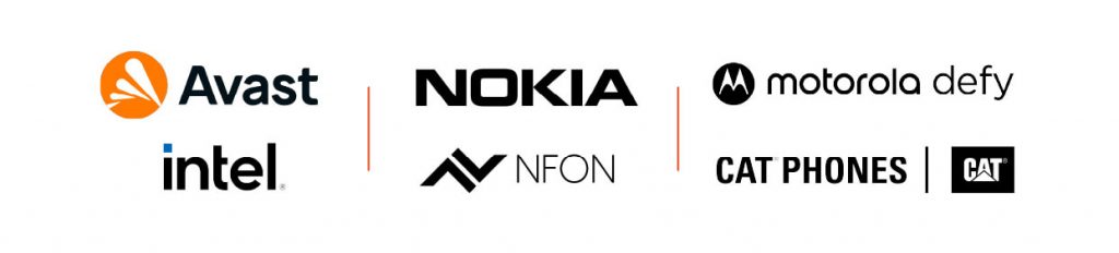 Imagen de los clientes con los que LF Channel ha trabajado en el MWC