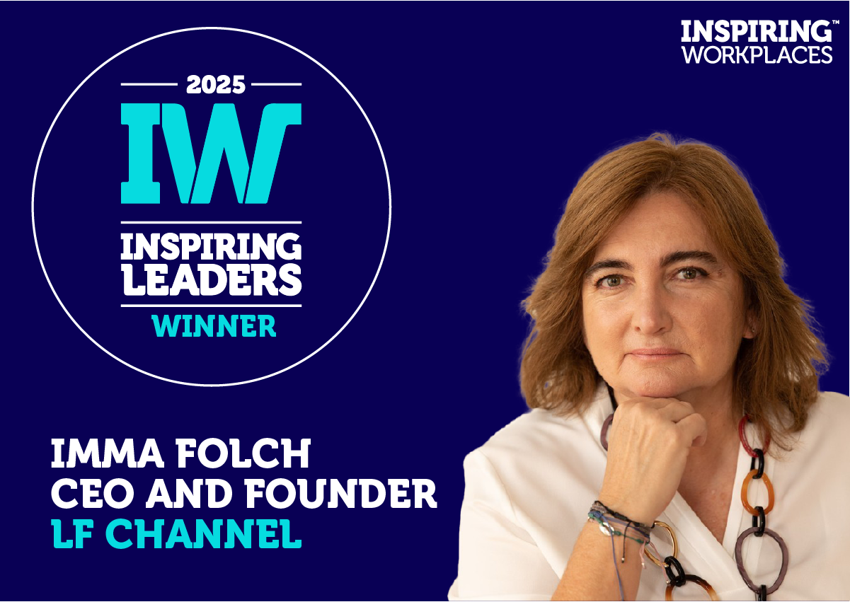 2025 IL Feature Image – Imma Folch Imma Folch CEO y fundadora de LF Channel, reconocida como inspiring leader 2025