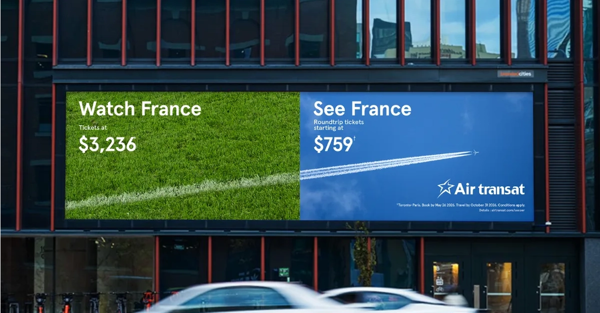 Campaña de Air Transat para el Mundial
